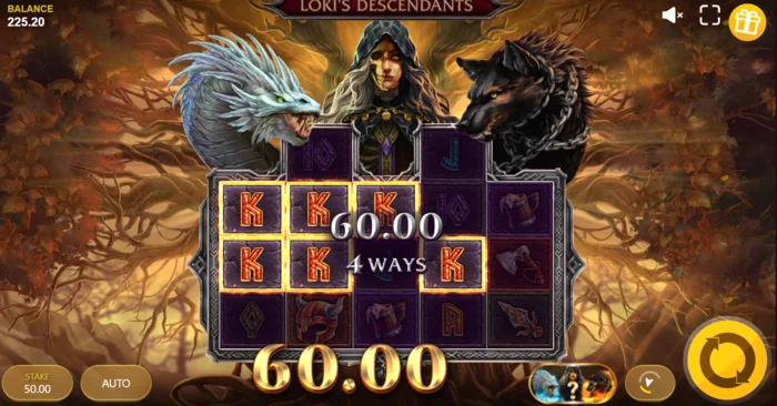 Loki's Descendants - Monster Spins რეჟიმი აქტიურ ფაზაში